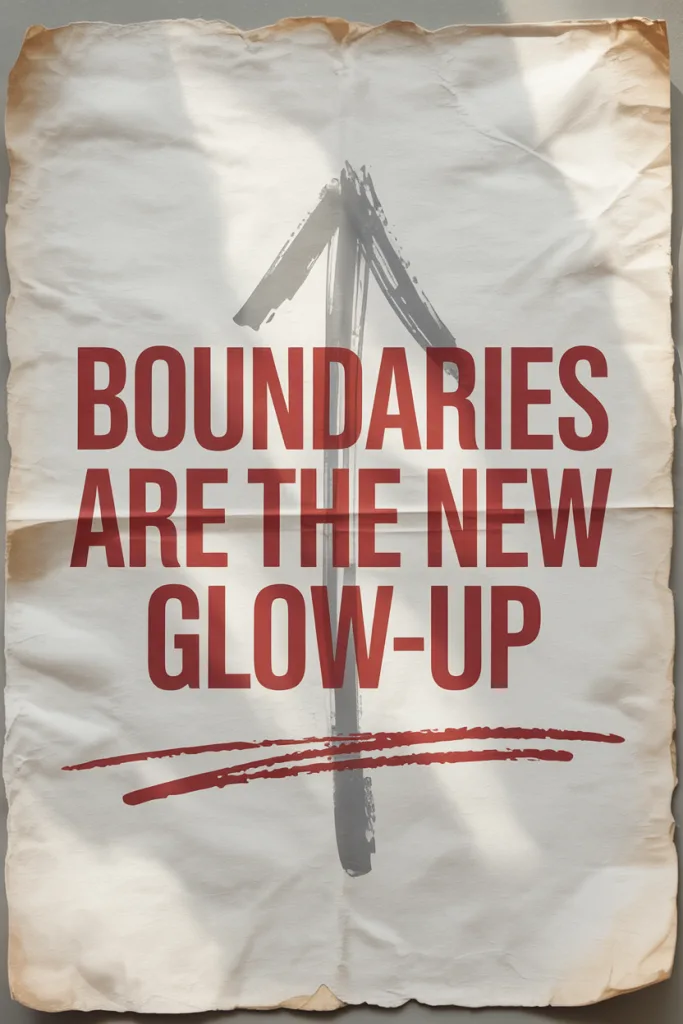 White grunge background with large red serif quote overlay